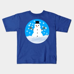 Snowman Christmas ball Kids T-Shirt